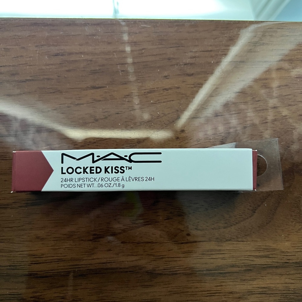 NEW! MAC 24 hour locked kiss lipstick in Extra Chili